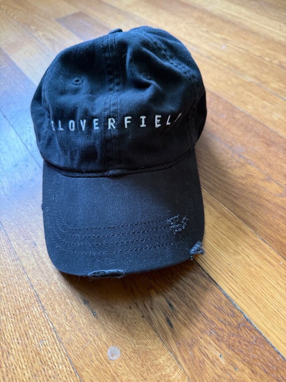 Cloverfield Black Cotton Baseball Cap